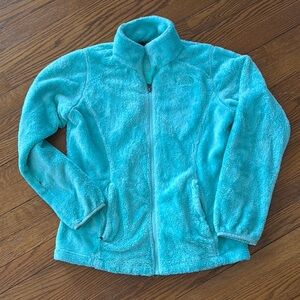 The North Face Turquoise Fleece Jacket - Girls (Kids) L (14-16) - Like New